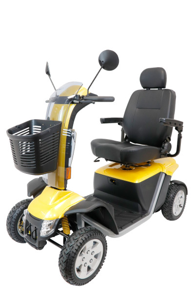 PRIDE Elektro-Scooter Victory XL 140 LCD 15 km/h Gelb