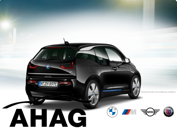 i3 (120 Ah) Fluid Black mit Akzent BMWi Blau | E-Autos | Green City Hub