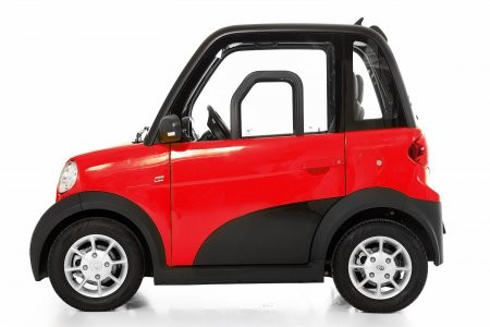 GECO Micro-Car TWIN 4-Rad-Elektro-Kabinenroller Rot